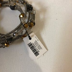 NWT wrapped beaded bracelet